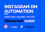 create instagram manychat dm automation for lead generation